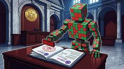 Robot stamping permanent ban on Celsius trading activities in court