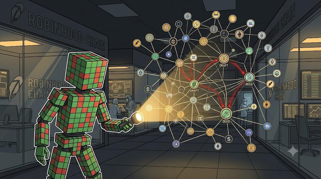 Robinhood Chain onchain analyst investigating memecoin rug pull wallet network