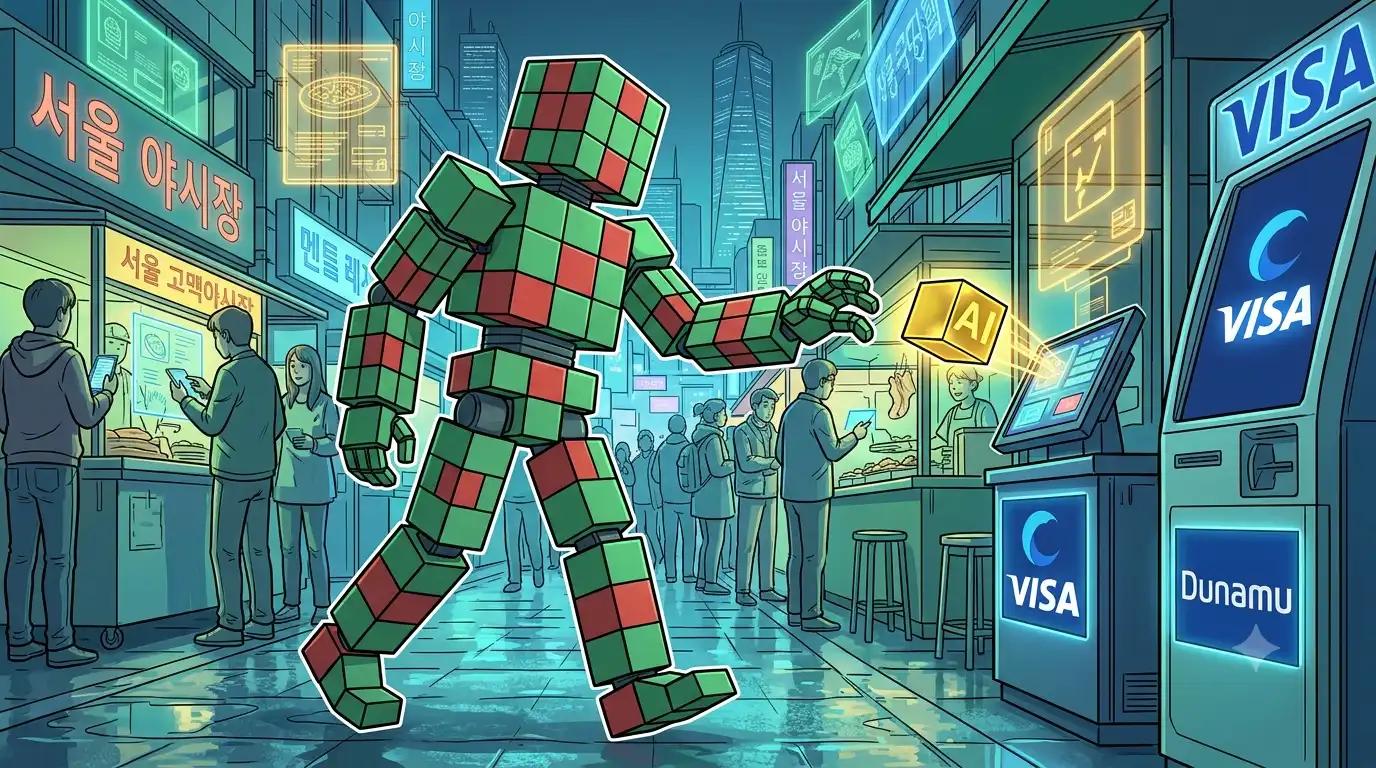 Cubic robot executing autonomous agentic commerce transactions over Visa infrastructure
