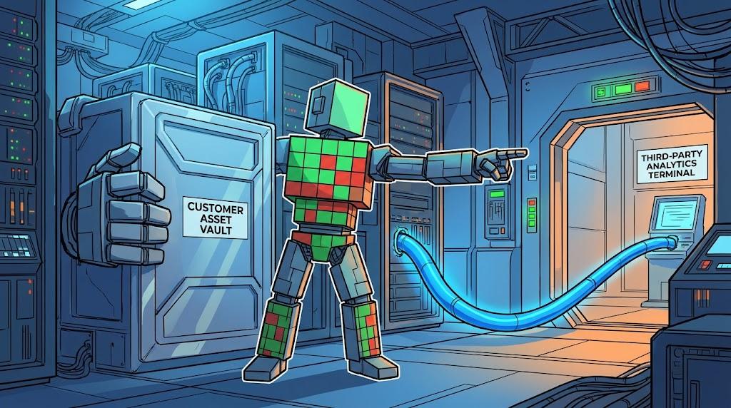 Robot guards Coinbase funds from third party data security leak