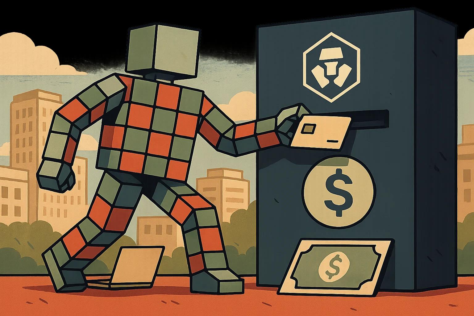 Editorial illustration for: How to Deposit Money in Crypto.com: Card, Bank Transfer, and Fiat Wallet
