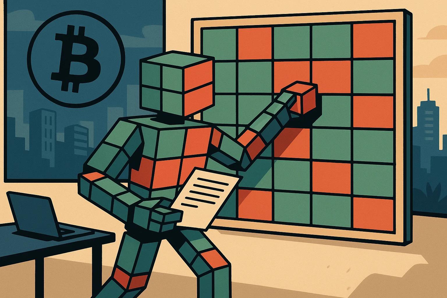 Editorial illustration for: How to Write a Crypto Press Release That Editors Actually Publish