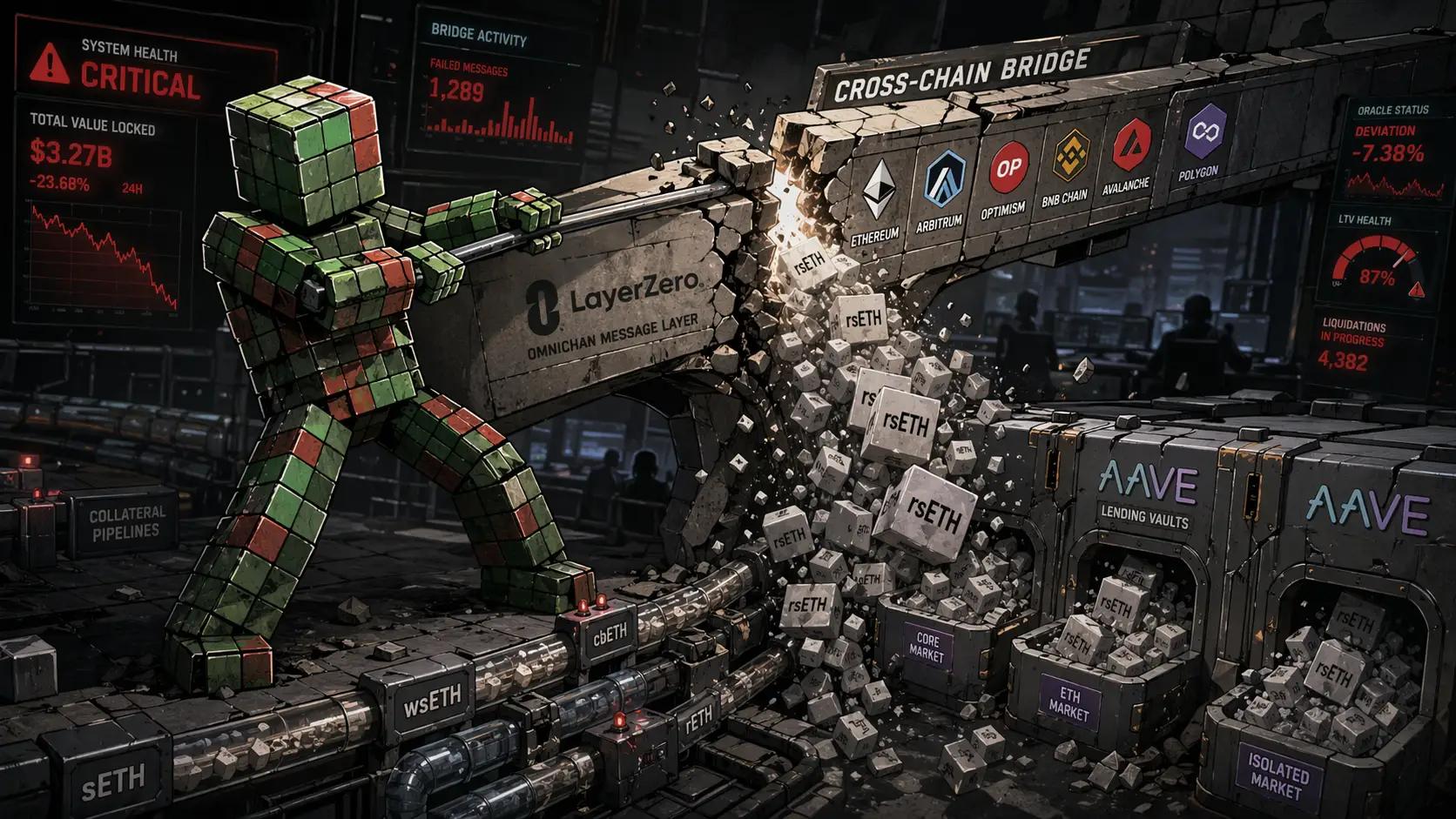 DeFi system breach in chaos