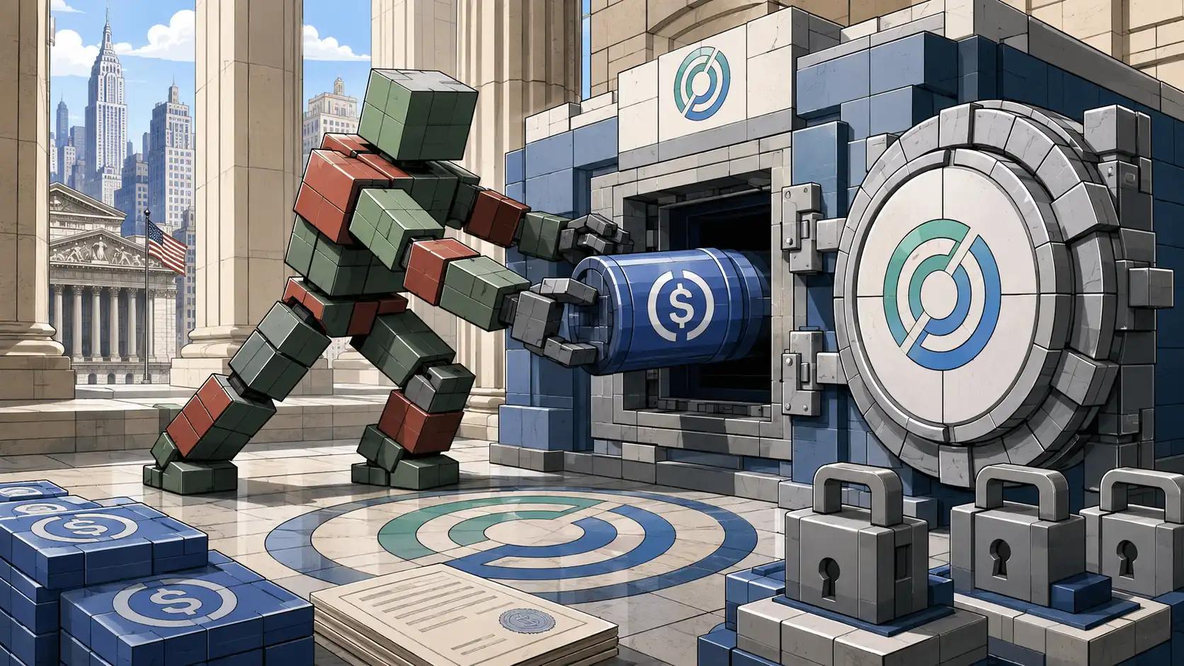 Secure Vault Robot at Work