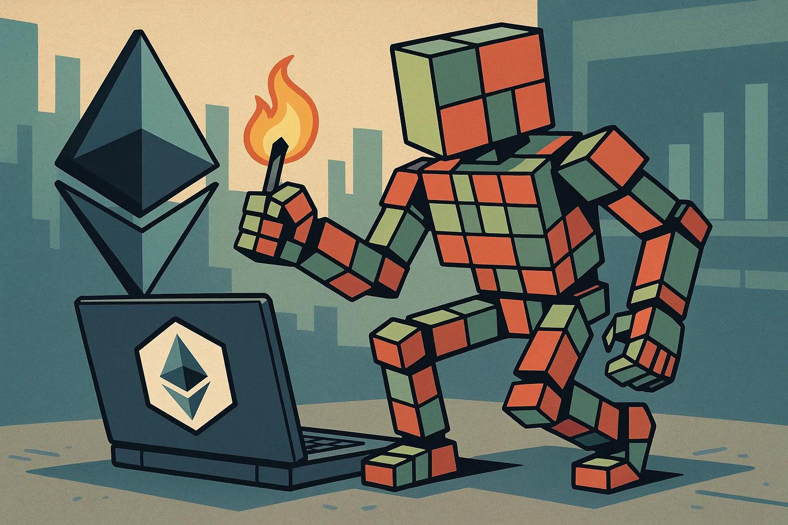 Editorial illustration for: How to Use a Burner Wallet Safely for Minting, Airdrops, and DeFi