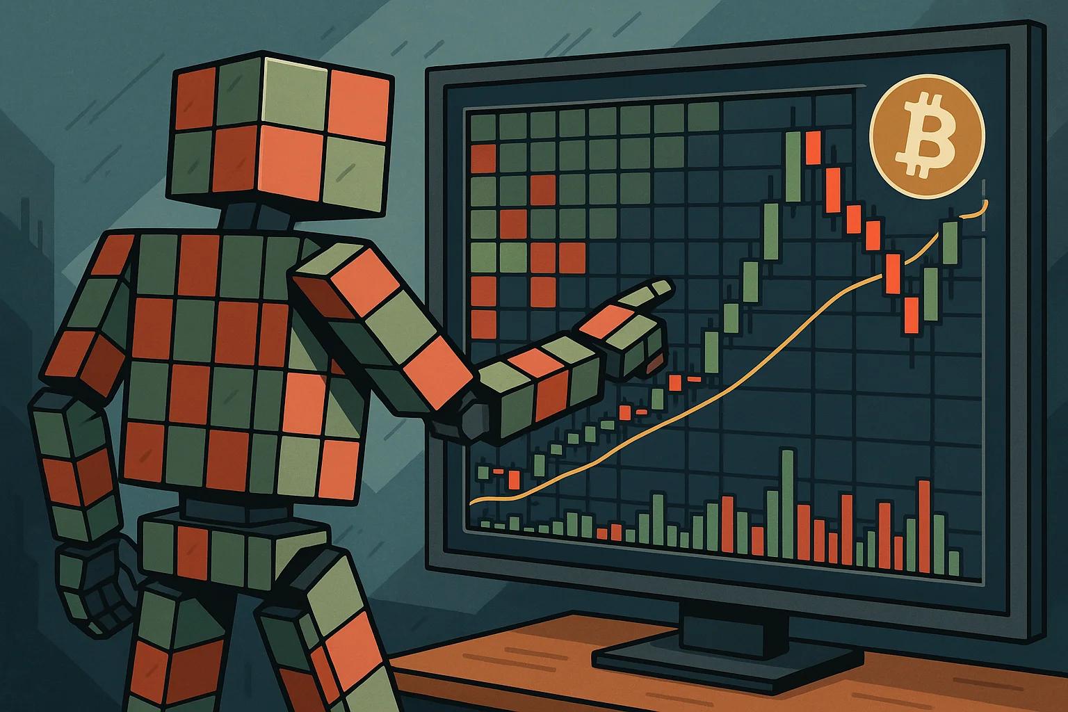Editorial illustration for: How to Read Crypto Charts: Candles, Trends, and Key Levels That Matter