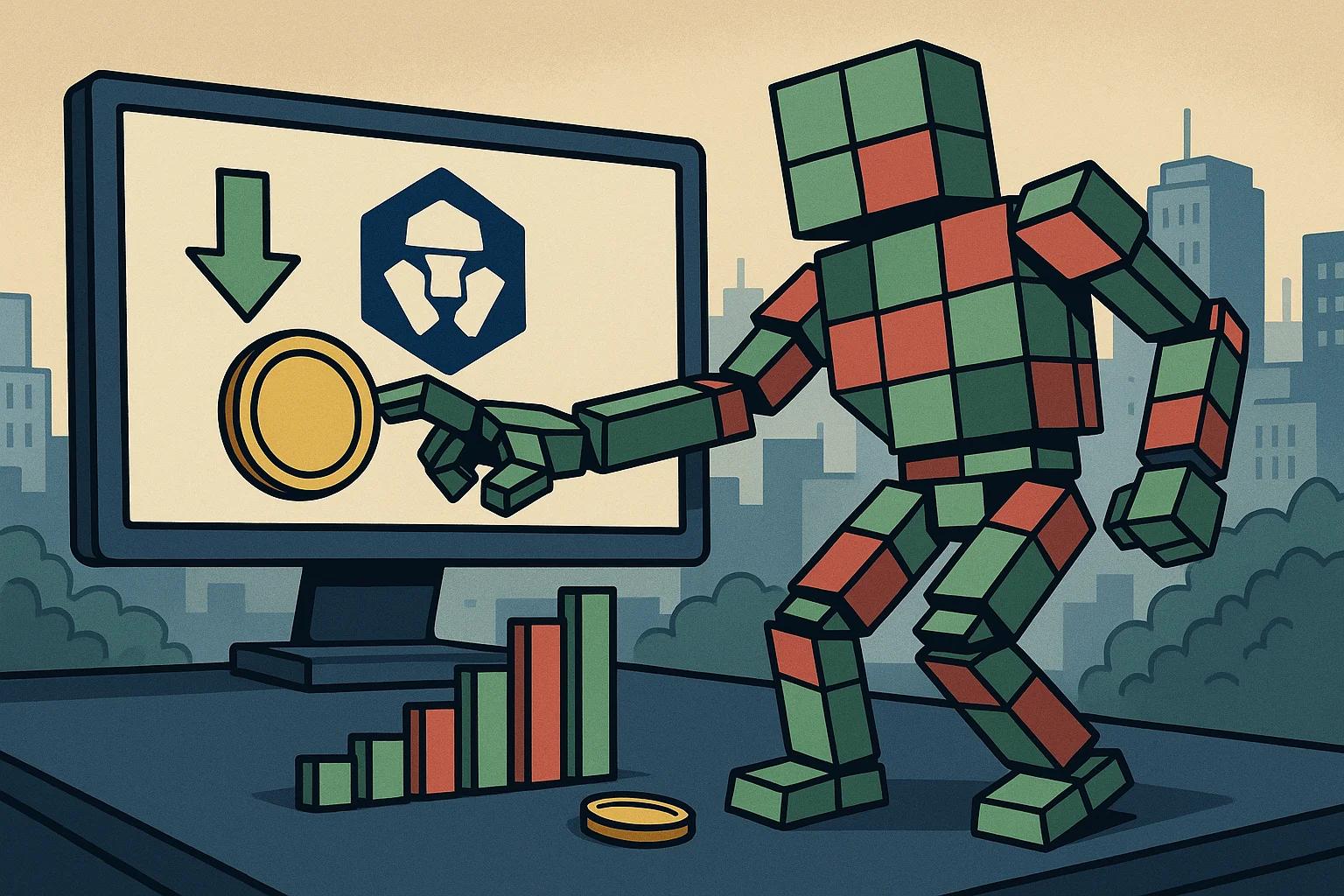 Editorial illustration for: How to Sell Crypto on Crypto.com Without Overpaying on Fees