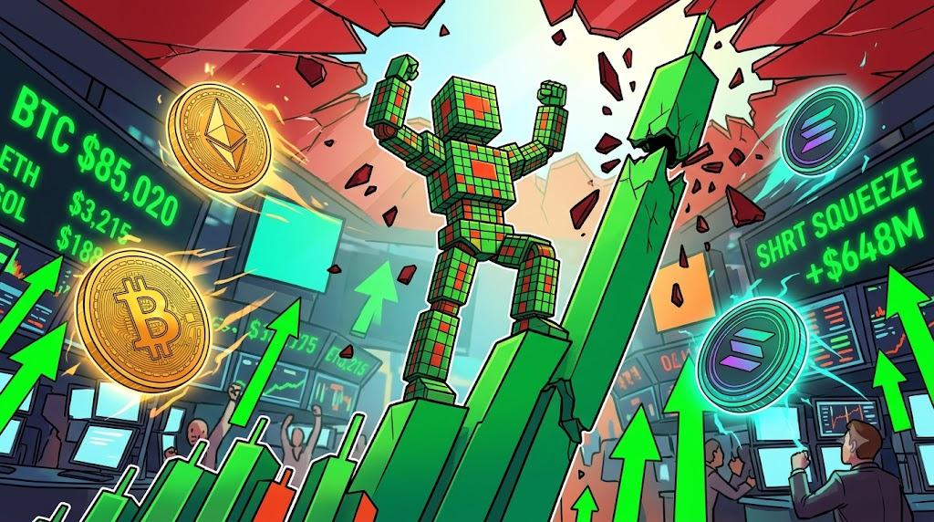 Bitcoin price surge triggers massive short squeeze during quarterly rally