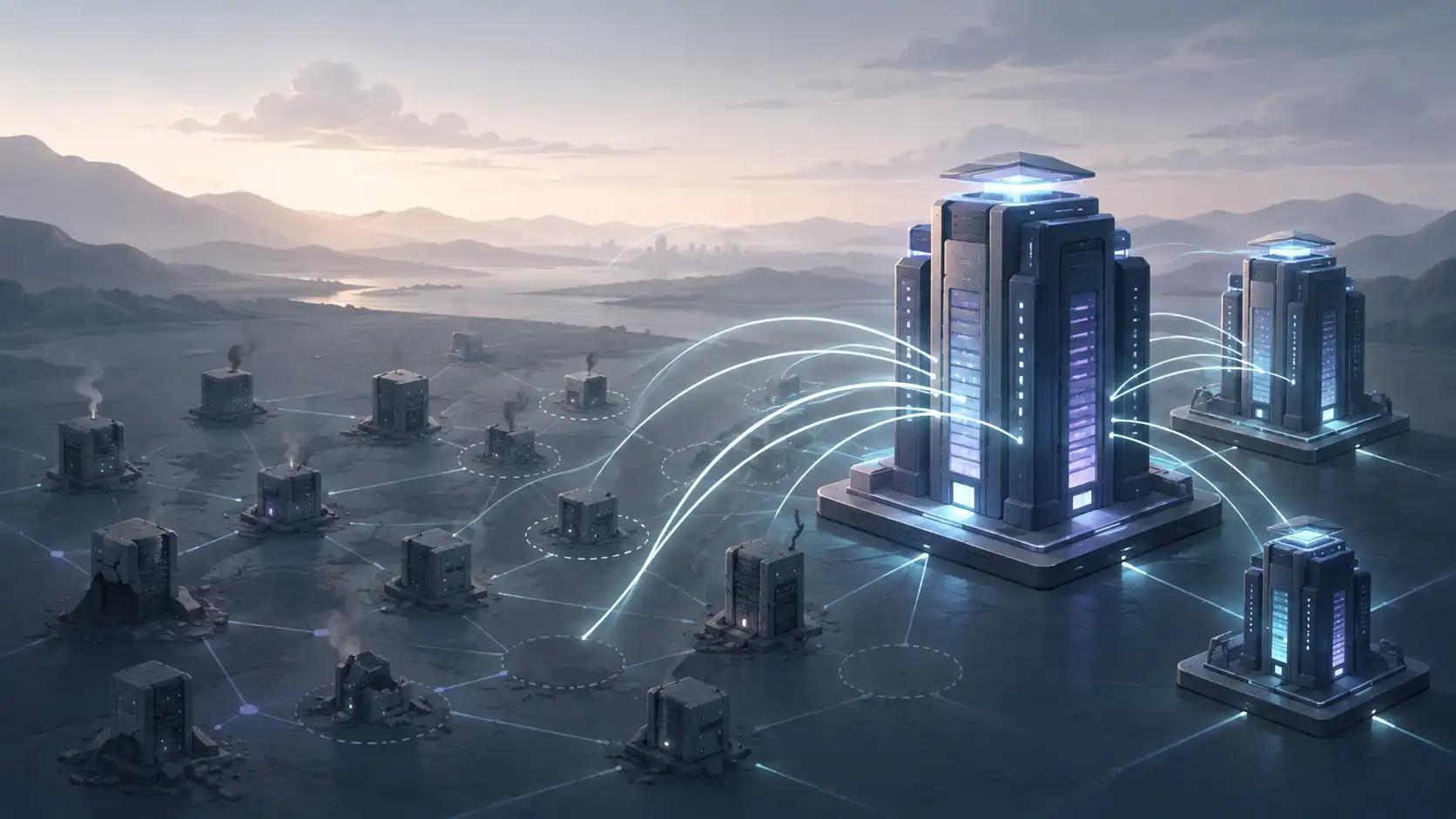 Validator consolidation as abandoned nodes feed larger staking infrastructure hubs