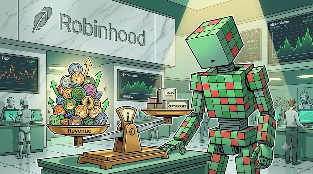 Robinhood Chain application revenue outpaces major competing networks