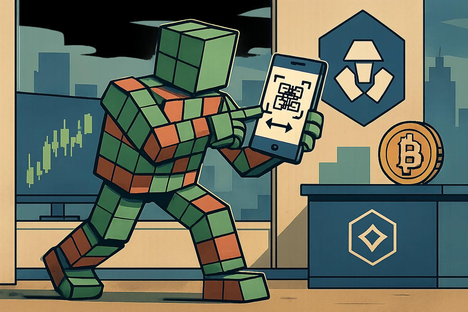 Editorial illustration for: How to Find My Crypto Wallet Address on Crypto.com App (Send/Receive)