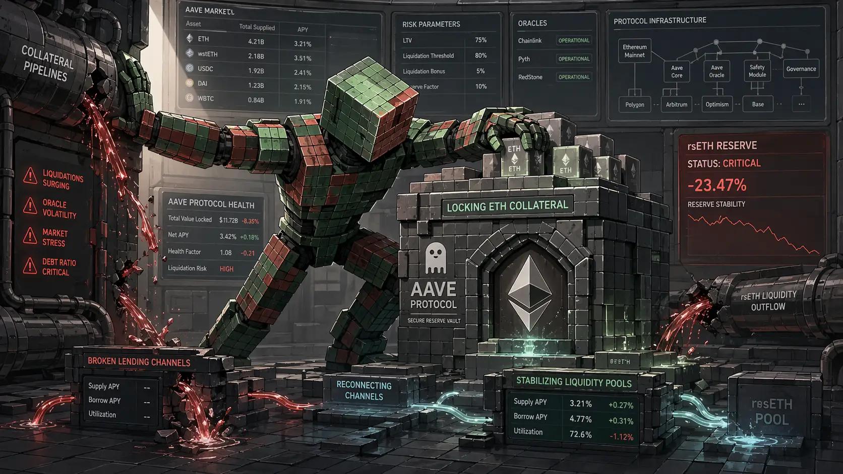 Aave DeFi United rebuilds rsETH collateral after KelpDAO exploit