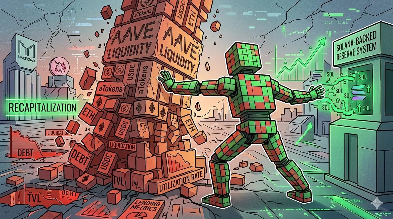 Aave liquidity crisis stabilized by Solana Foundation cross-chain support