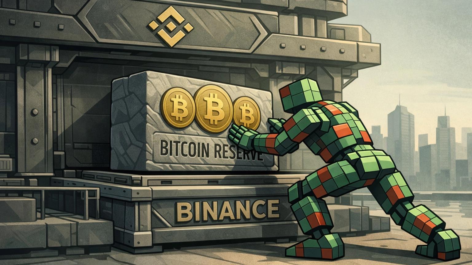 Binance SAFU robot secures Bitcoin reserves amid crypto price index shift