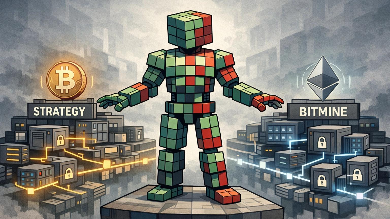 Bitcoin and ethereum treasuries reshape corporate coin market cap