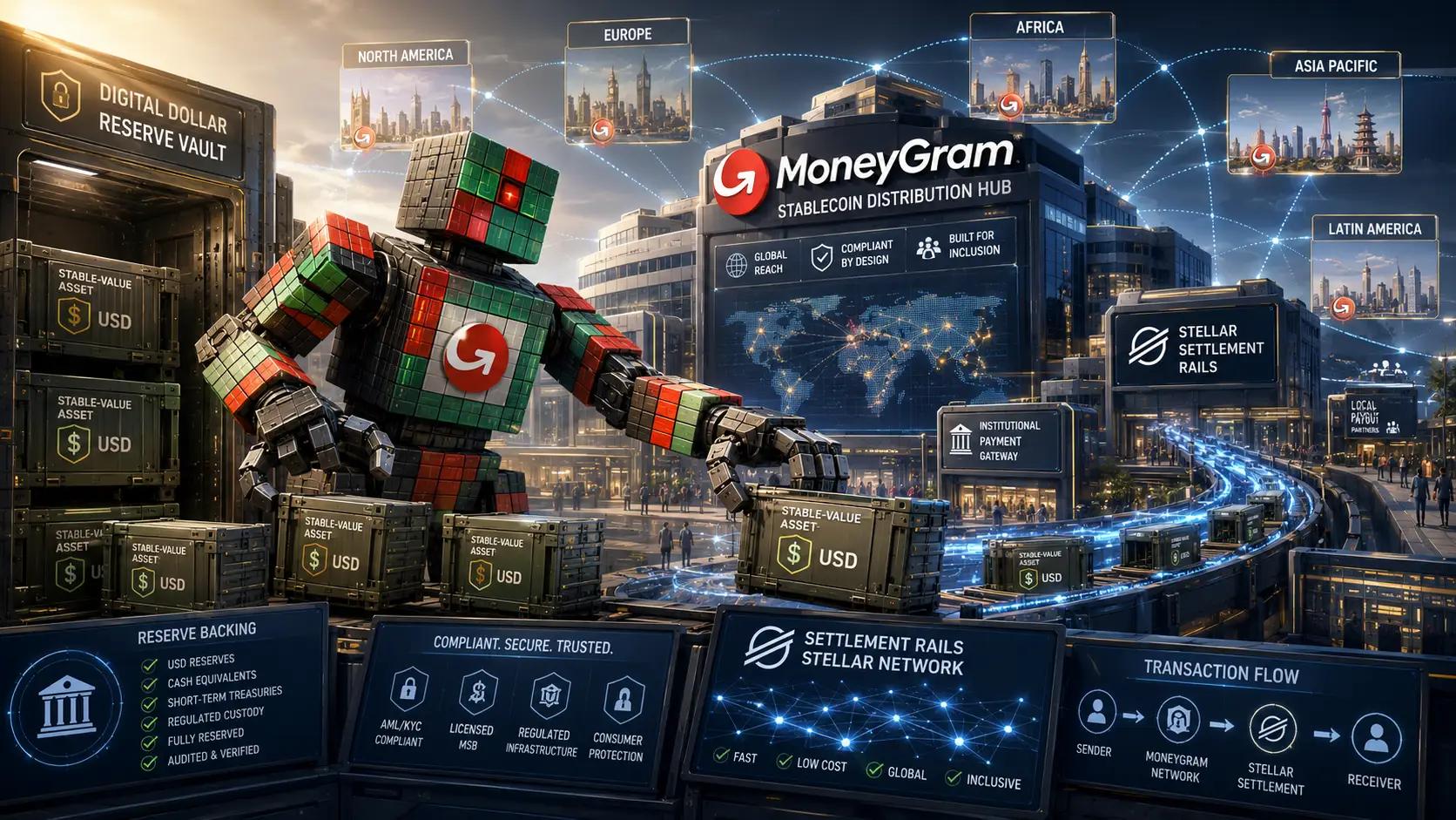 Blockchain finance hub with global reach
