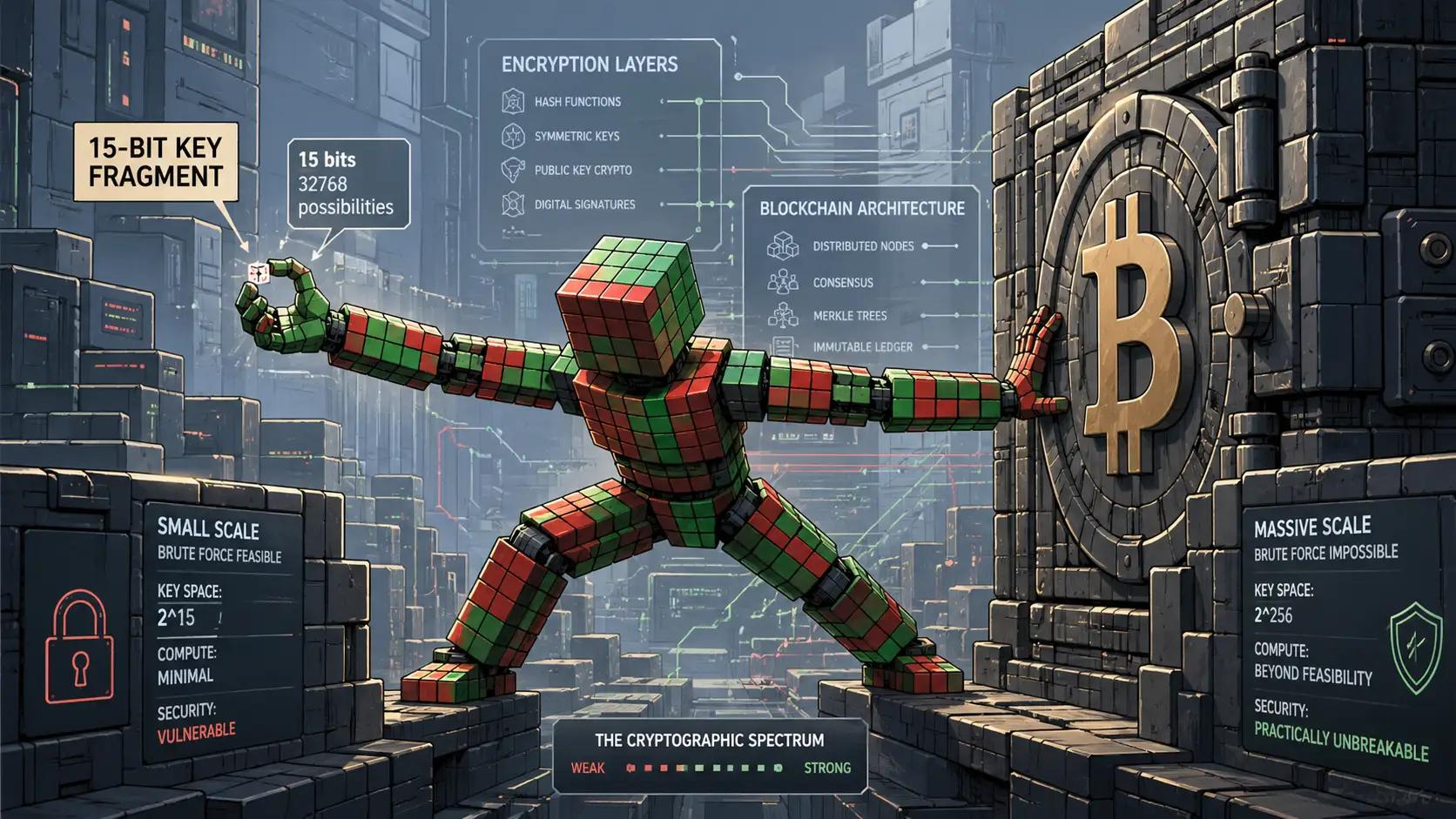 Bridging weak and strong encryption keys