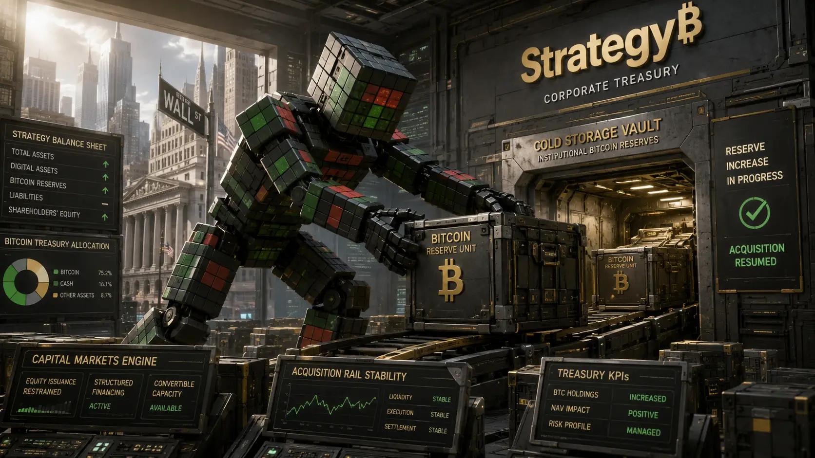 Corporate treasury at Bitcoin reserve vault