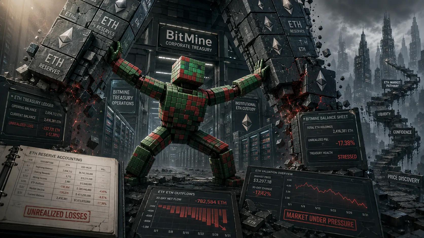 Crypto collapse in BitMine vault