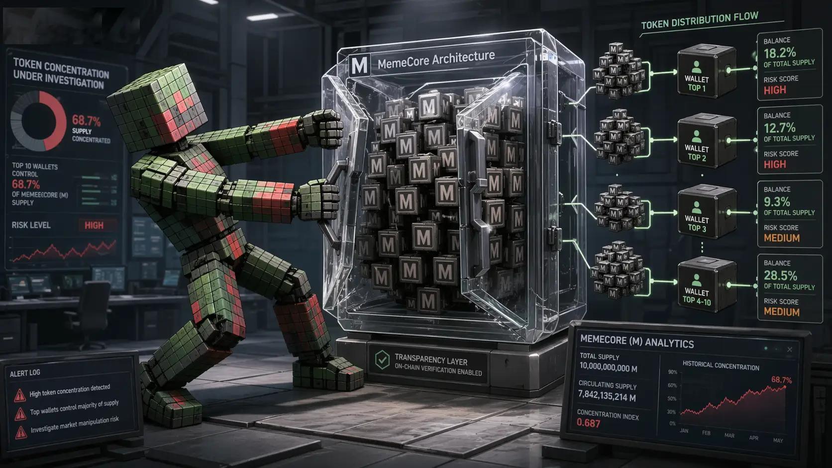 Crypto token concentration analysis in progress