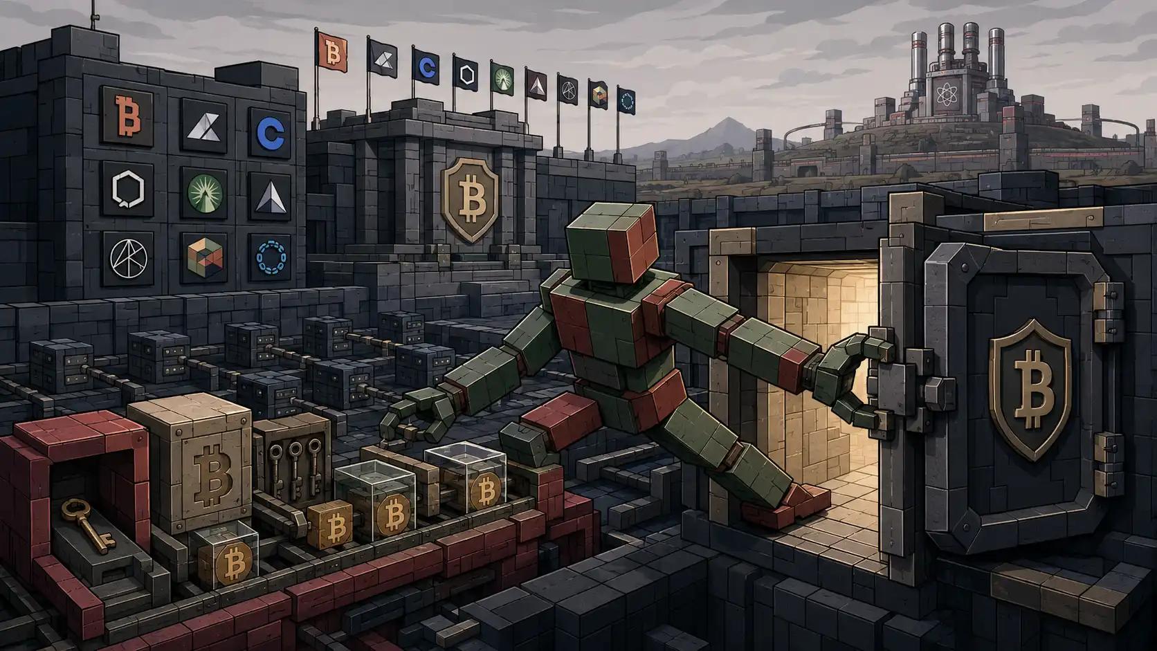 Crypto vault fortress in action
