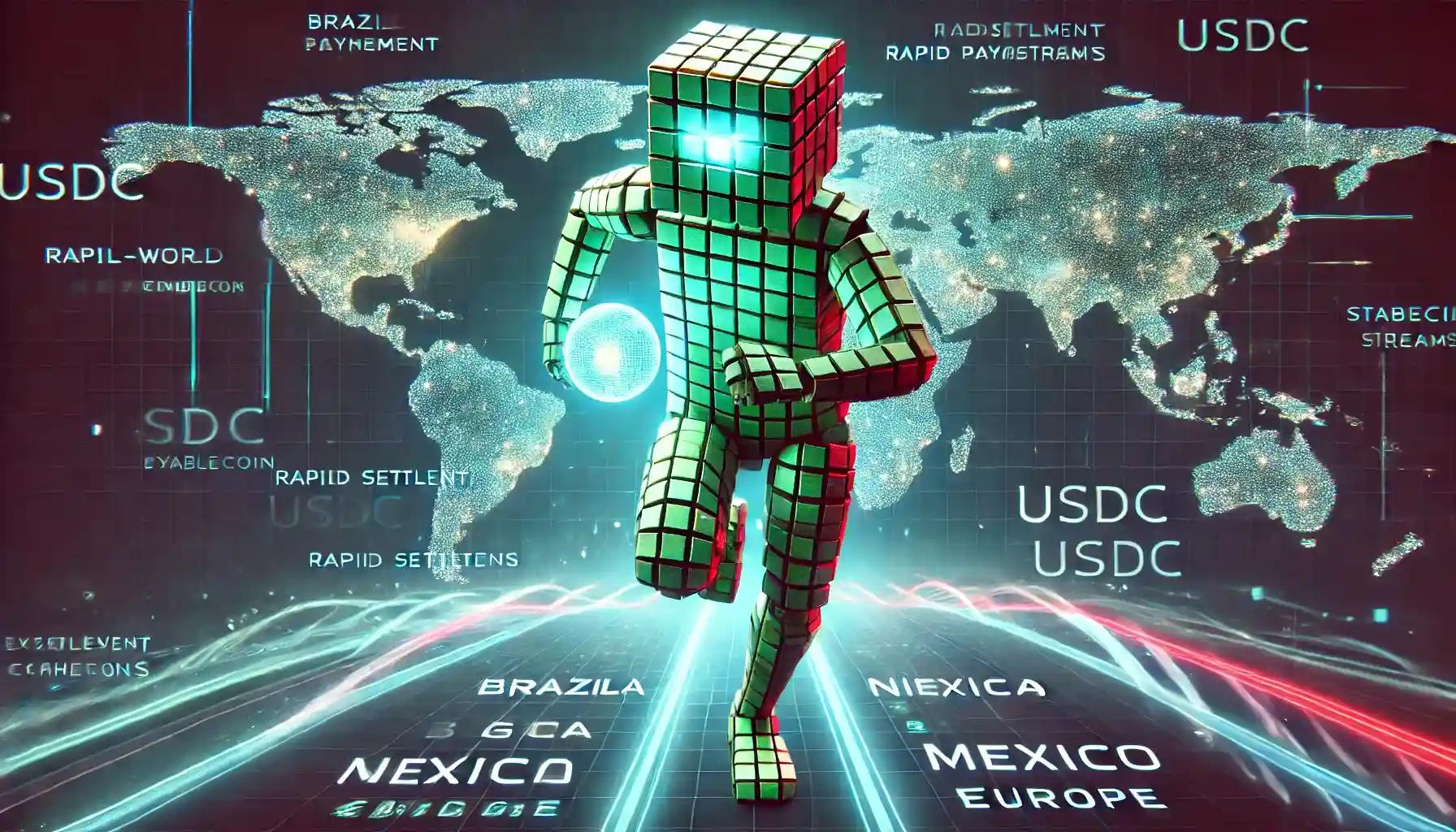 Cubic robot runs global stablecoin network across crypto payment map