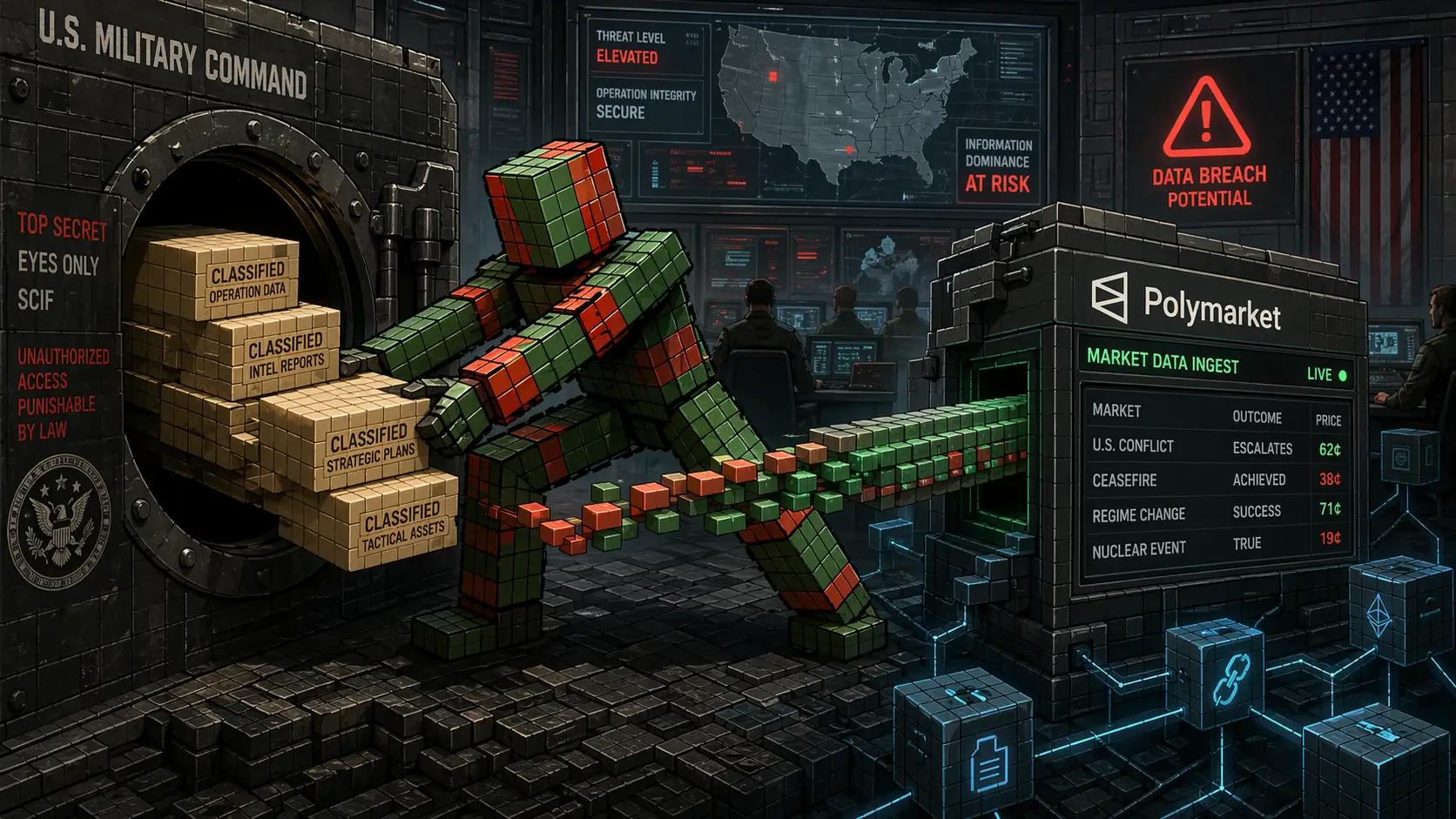 Data heist in a military control room