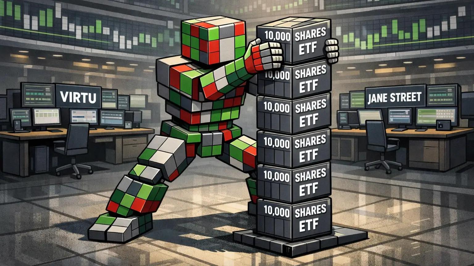 ETF basket creation reflects coin market cap structure and liquidity