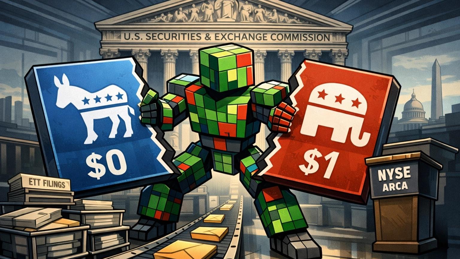 Election prediction ETFs structured under SEC oversight architecture