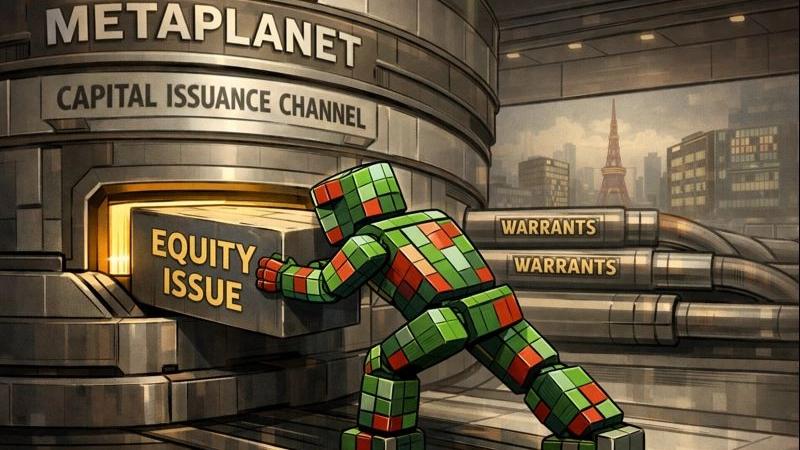 Equity issuance tightens as Metaplanet expands Bitcoin exposure across coin market cap