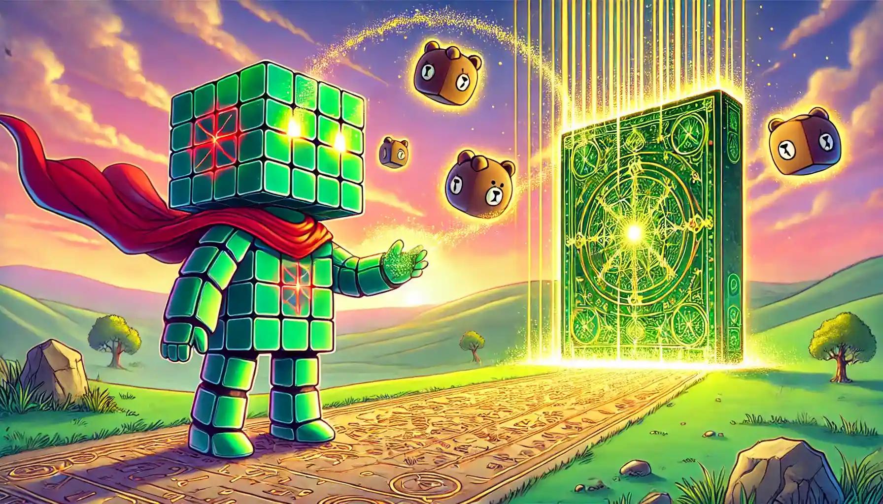 Fantasy-style portal unleashes BERA tokens into a blockchain sky