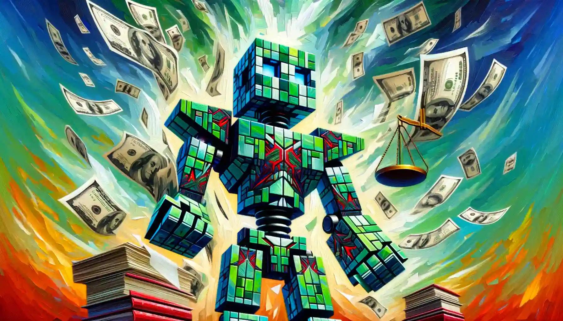 Financial and regulatory consequences of KuCoin scandal illustrated digitally.