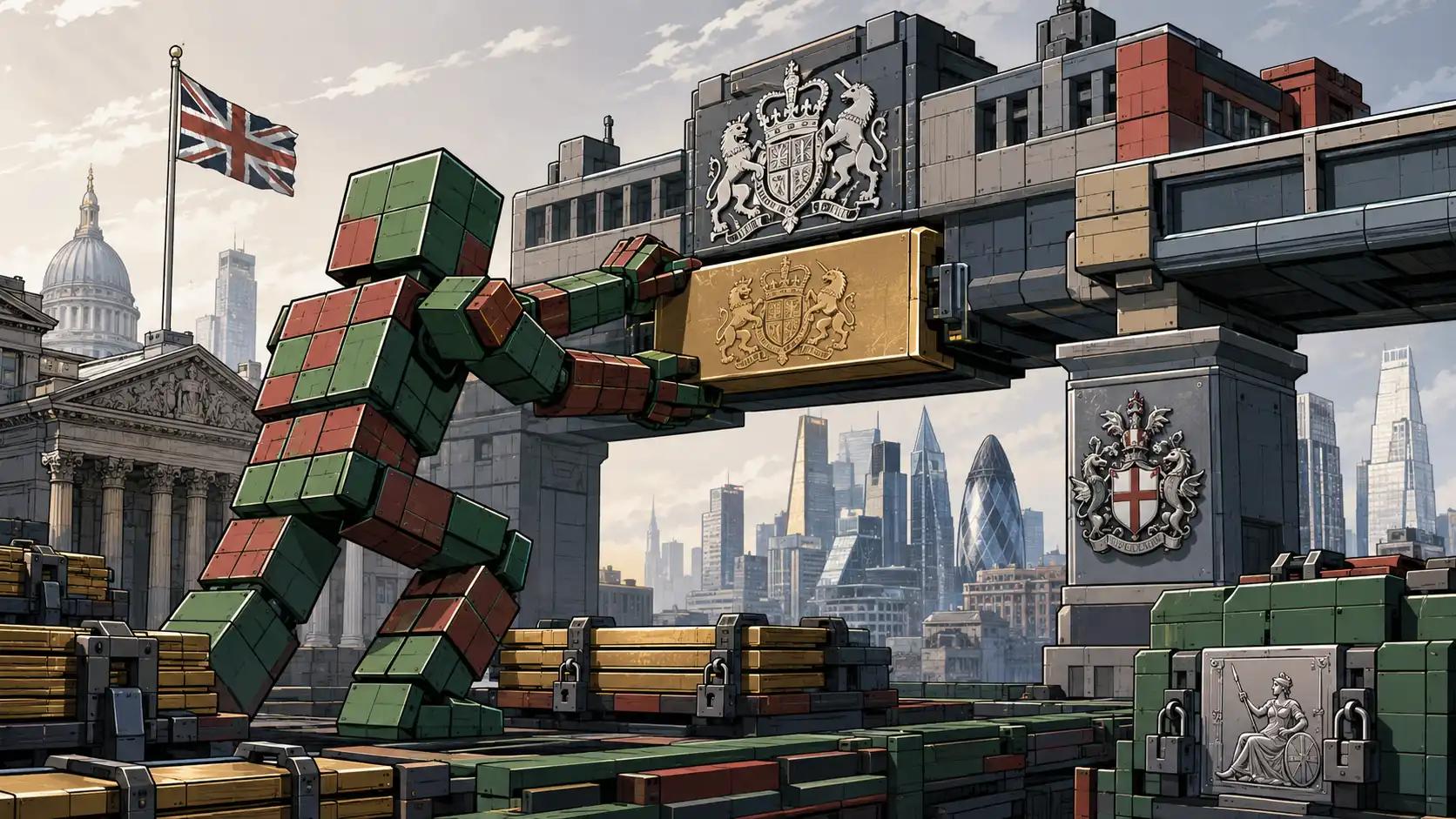 Futuristic London: robot and royal treasures