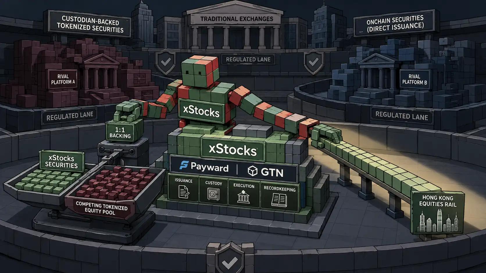 Futuristic tokenized securities marketplace