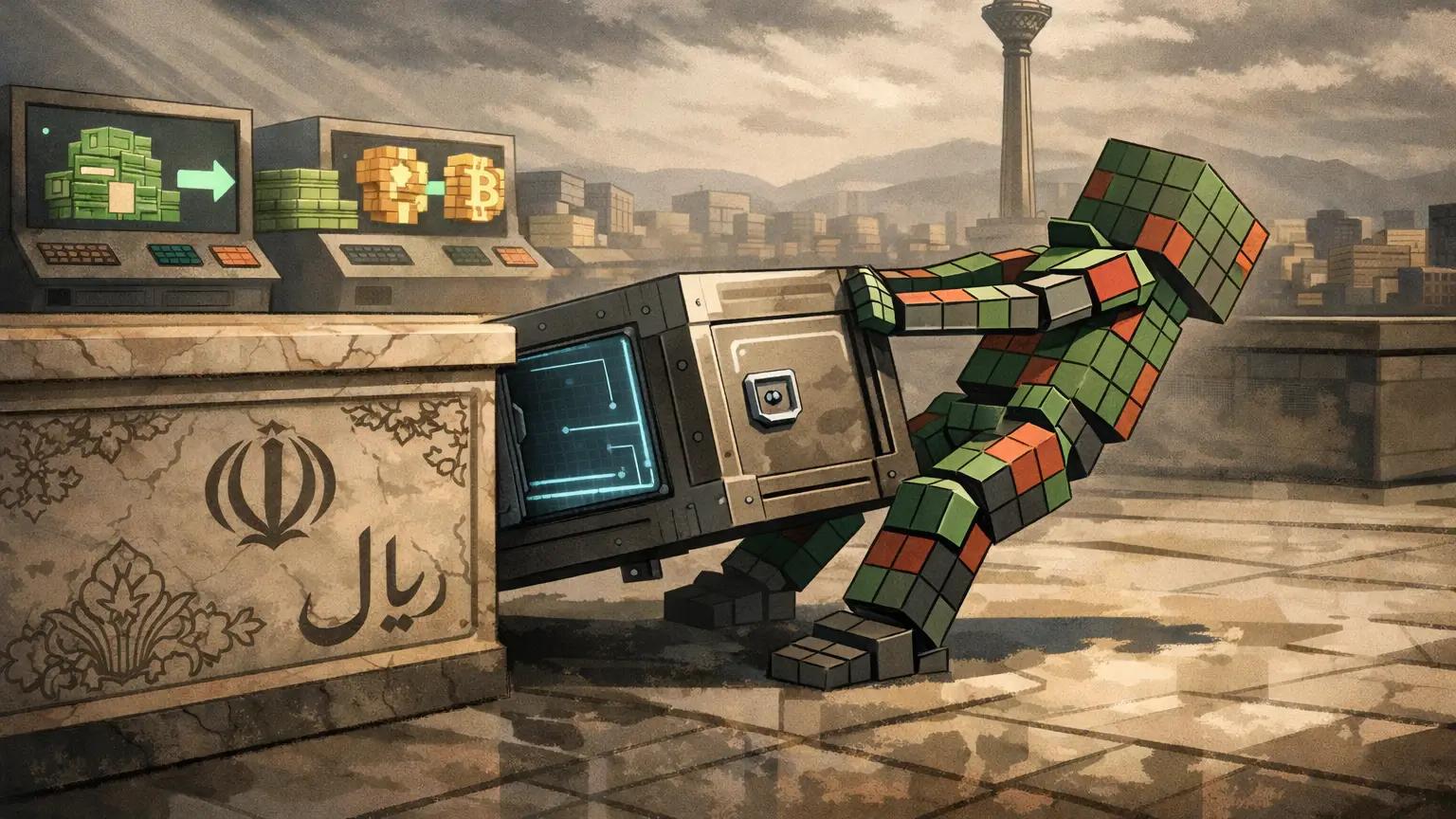 Iranian crypto withdrawals surge during conflict as crypto price volatility spreads.