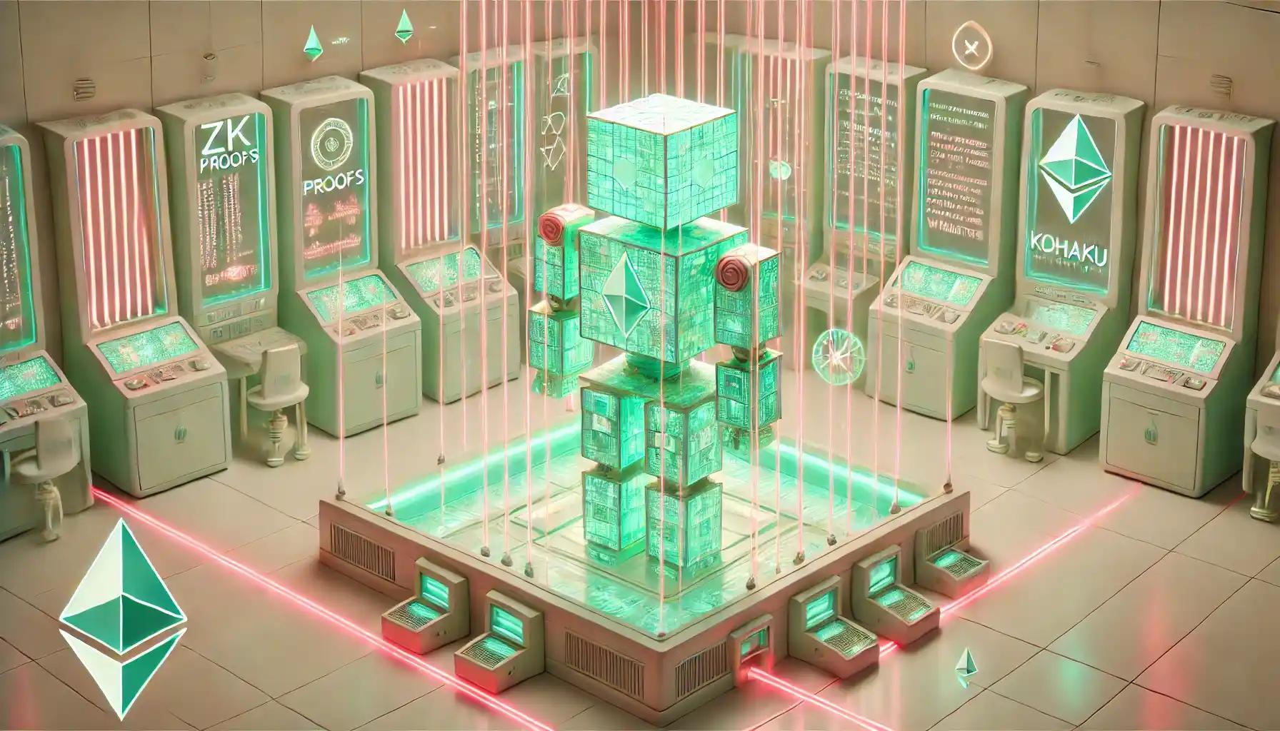 Robot calibrates Ethereum privacy lab nodes for updated crypto price index