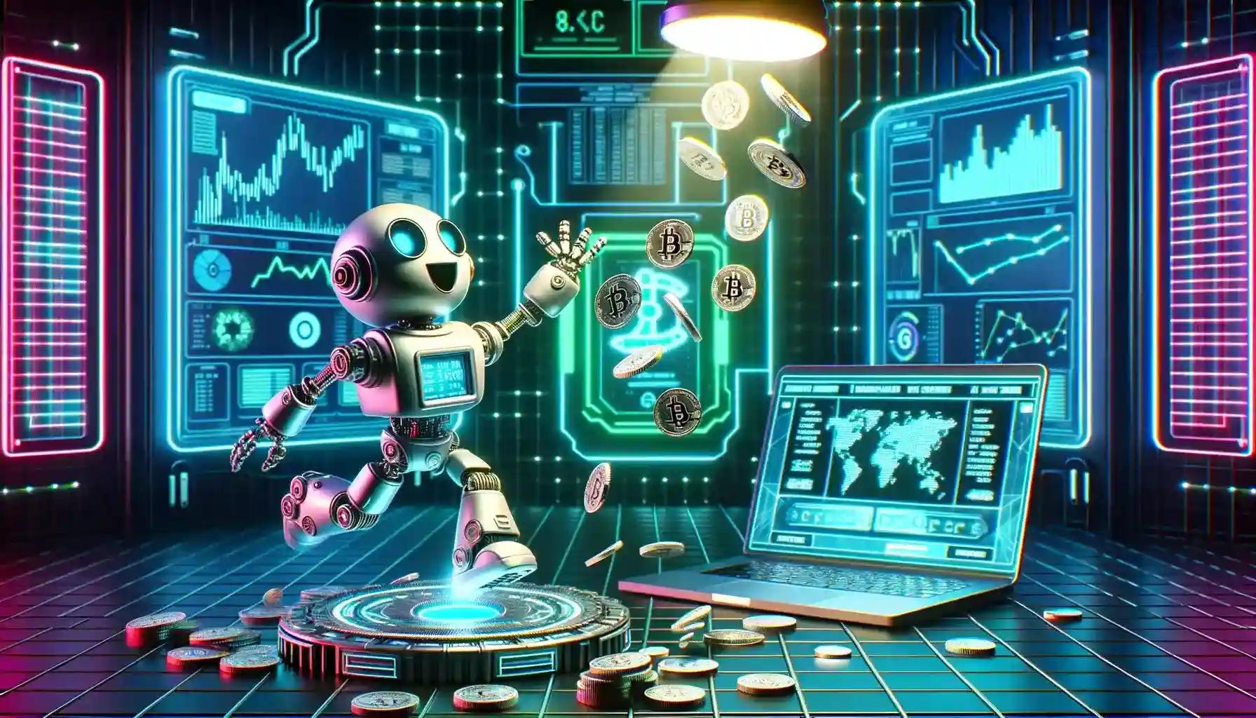 Robot celebrating what age can you start investing in crypto