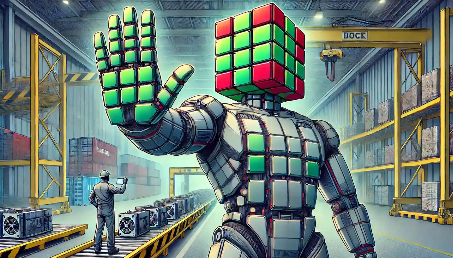 Robot halting shipment of Bitmain mining rigs at customs