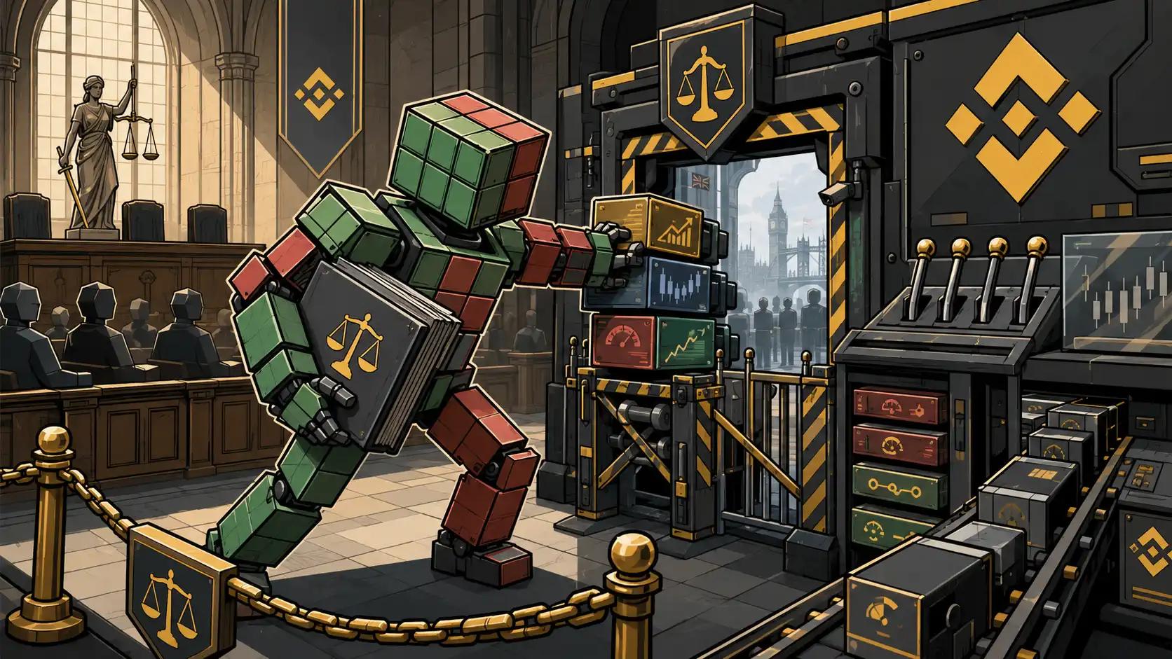 Robot in courtroom meets crypto machinery