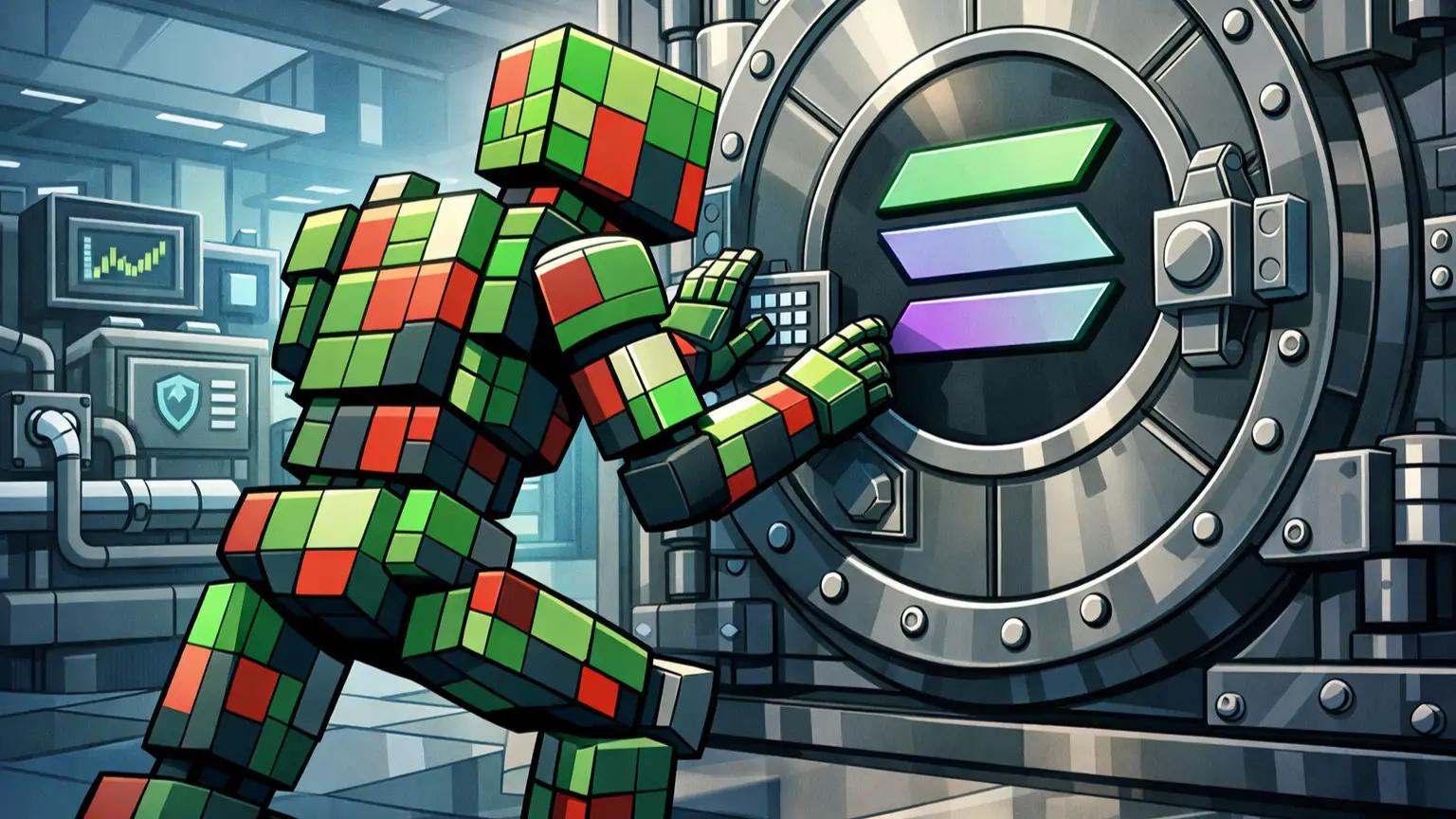 Robot inspects Solana vault door