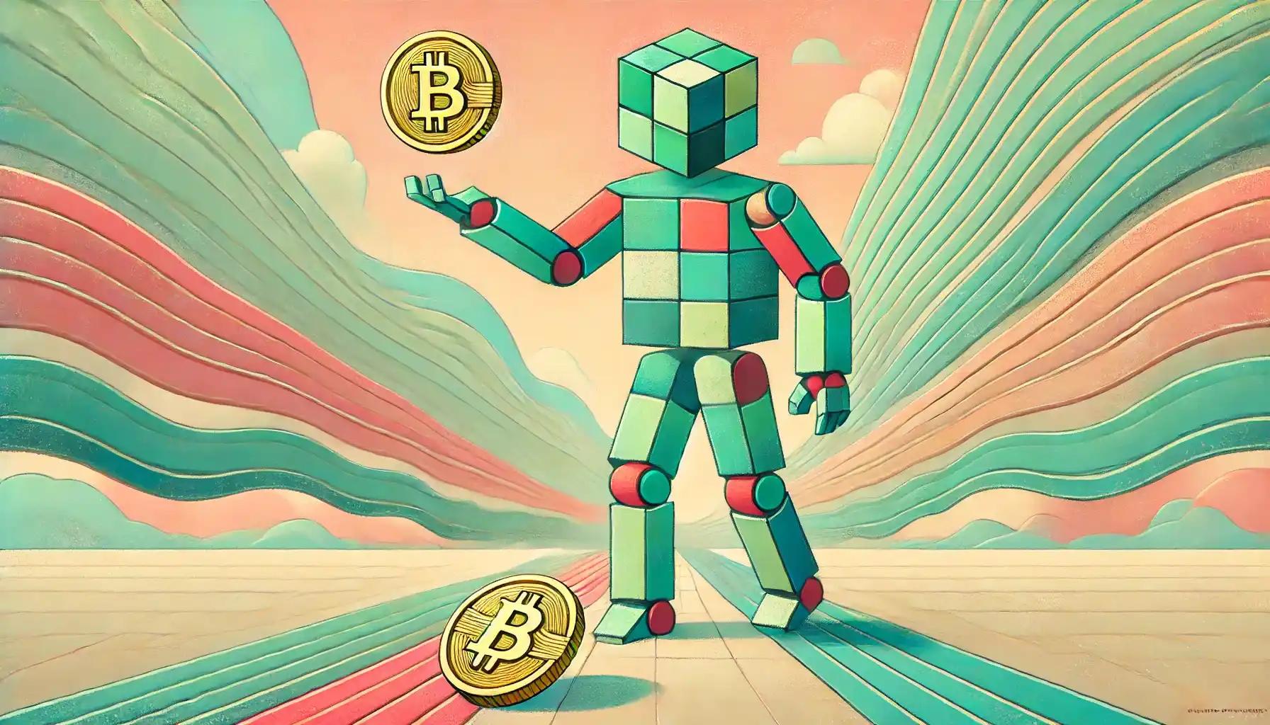 Robot lifts Bitcoin ETF, gold ETF rolls away