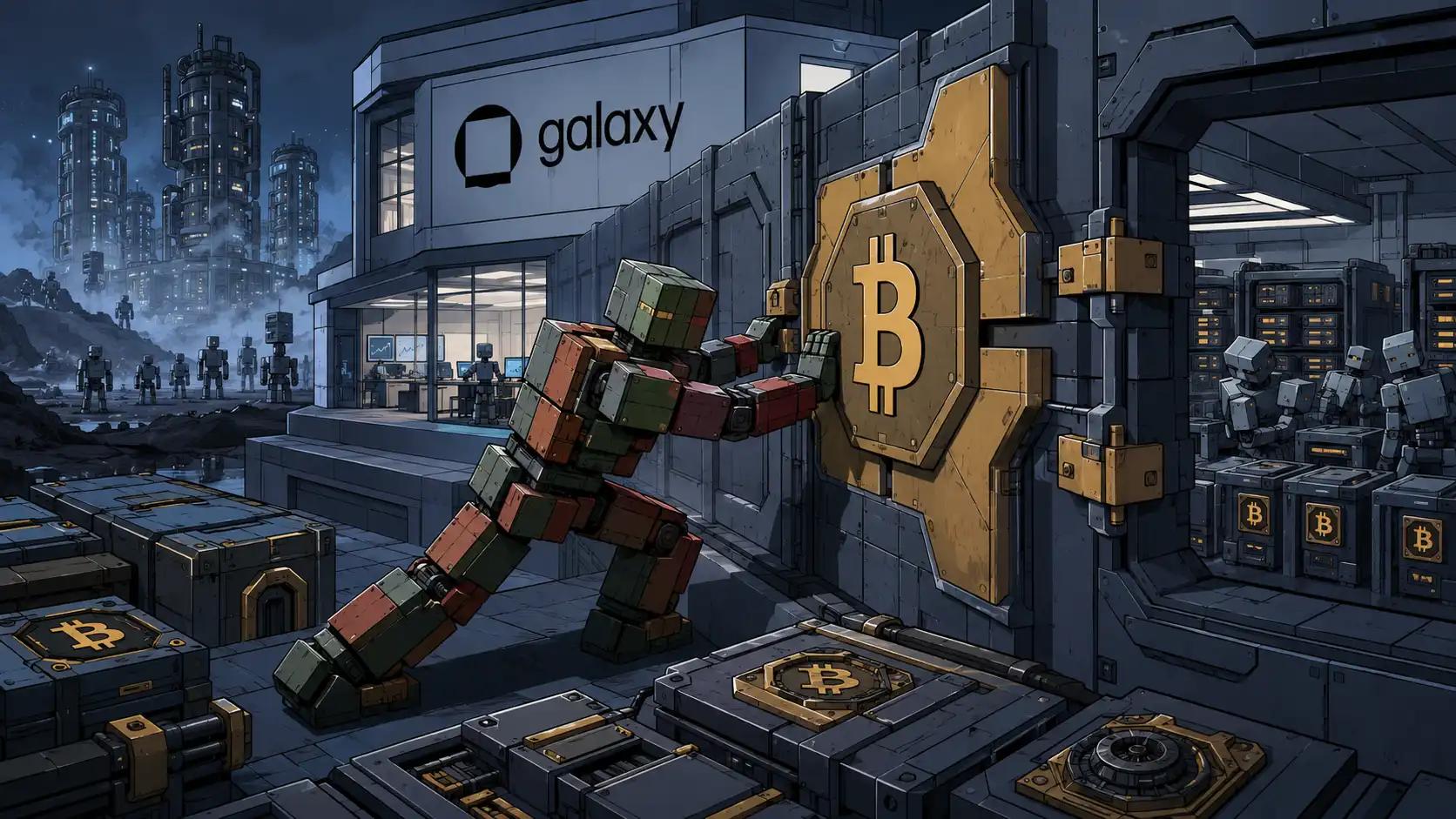 Robot pushes against fortified crypto barrier