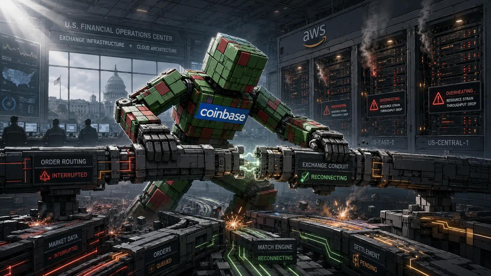 Robot repairs exchange infrastructure under stress