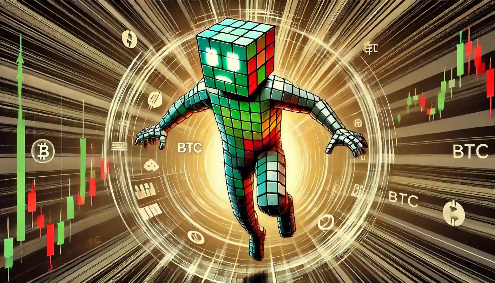 Robot trapped in spinning cylindrical death-spiral of debt and equity