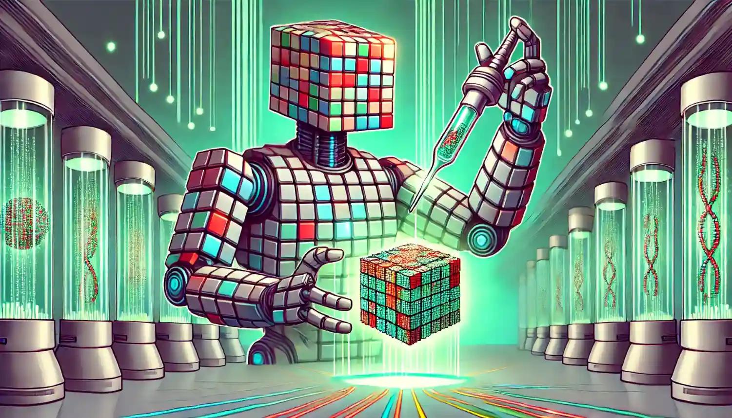 Robot using a precise sampler to take a small slice of a large data blob payload