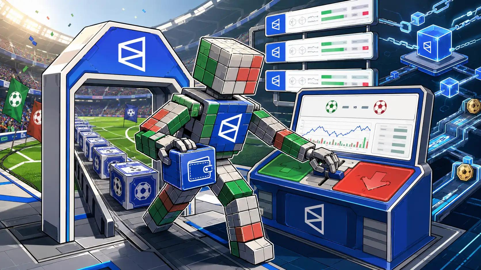 Robotic agent in a futuristic market