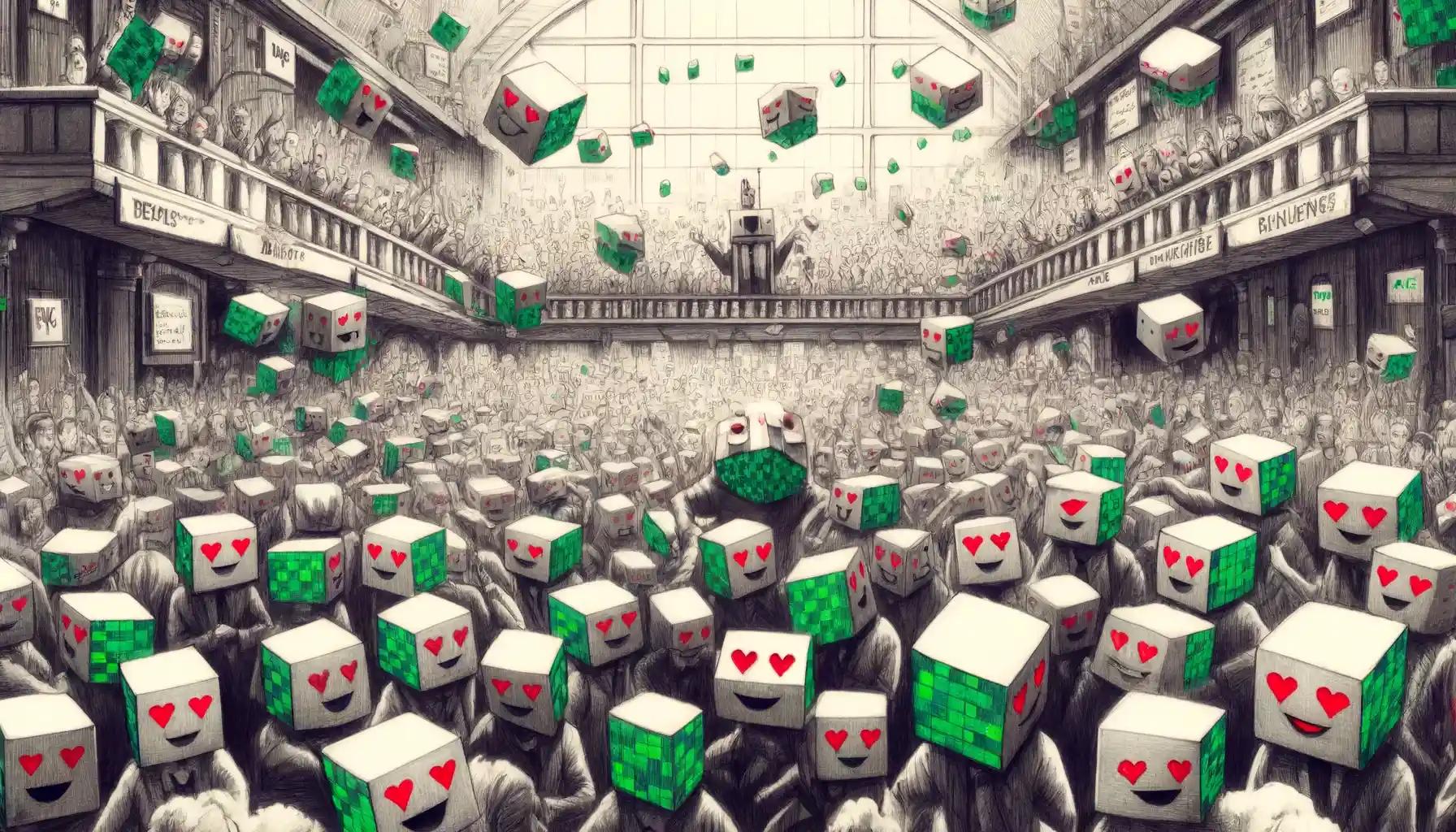 Robotic swarm overwhelms frantic stock traders