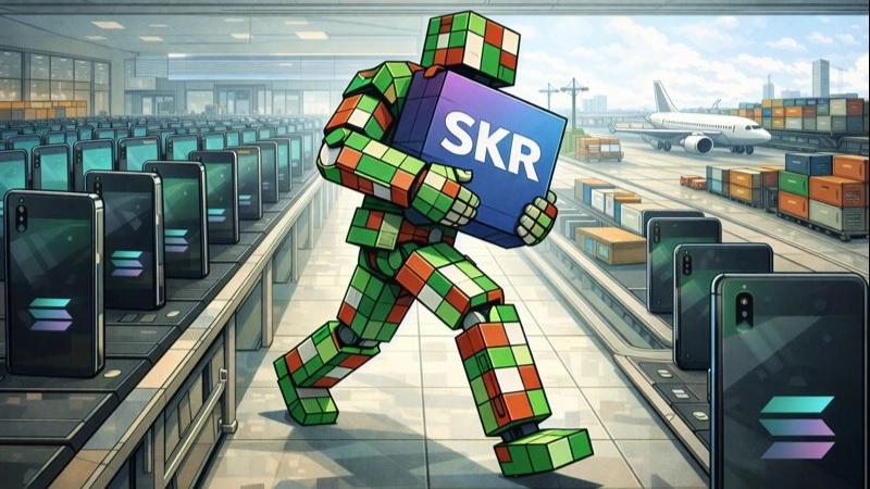 Seeker smartphone rollout tied to SKR crypto price dynamics