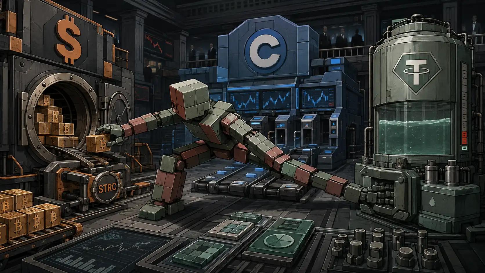 Three-System Crypto Vault Robot