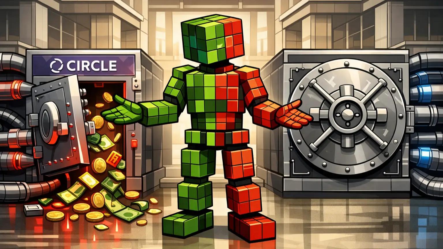 USDC freeze delays contrasted with faster stablecoin response system